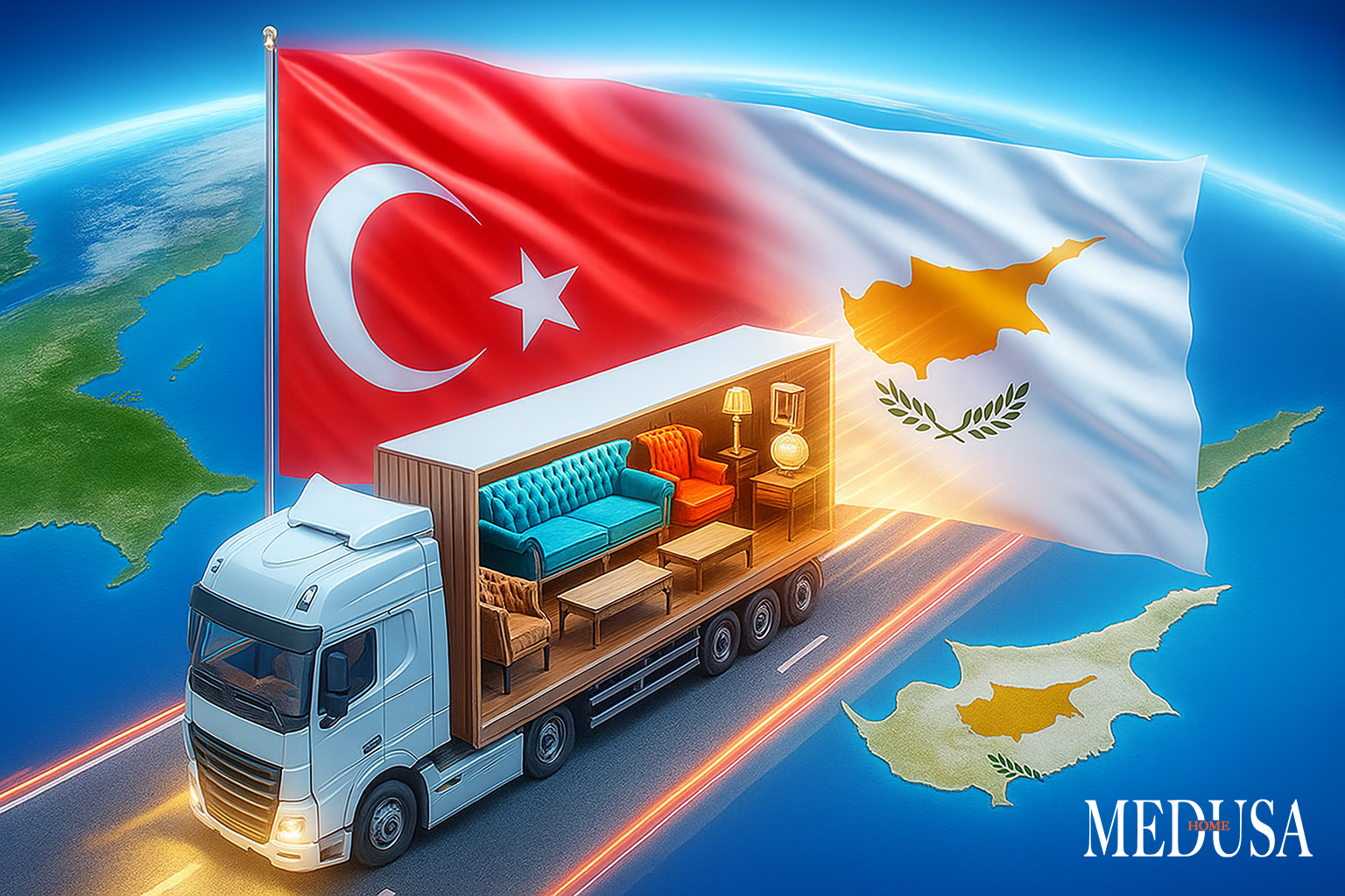 Kıbrıs'a Mobilya Gönderimi - KKTC ve Güney Kıbrıs'a Gönderimi