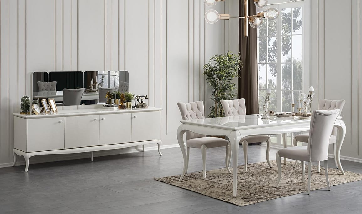 Medusa Home Mobilya - Art White Yemek Odası