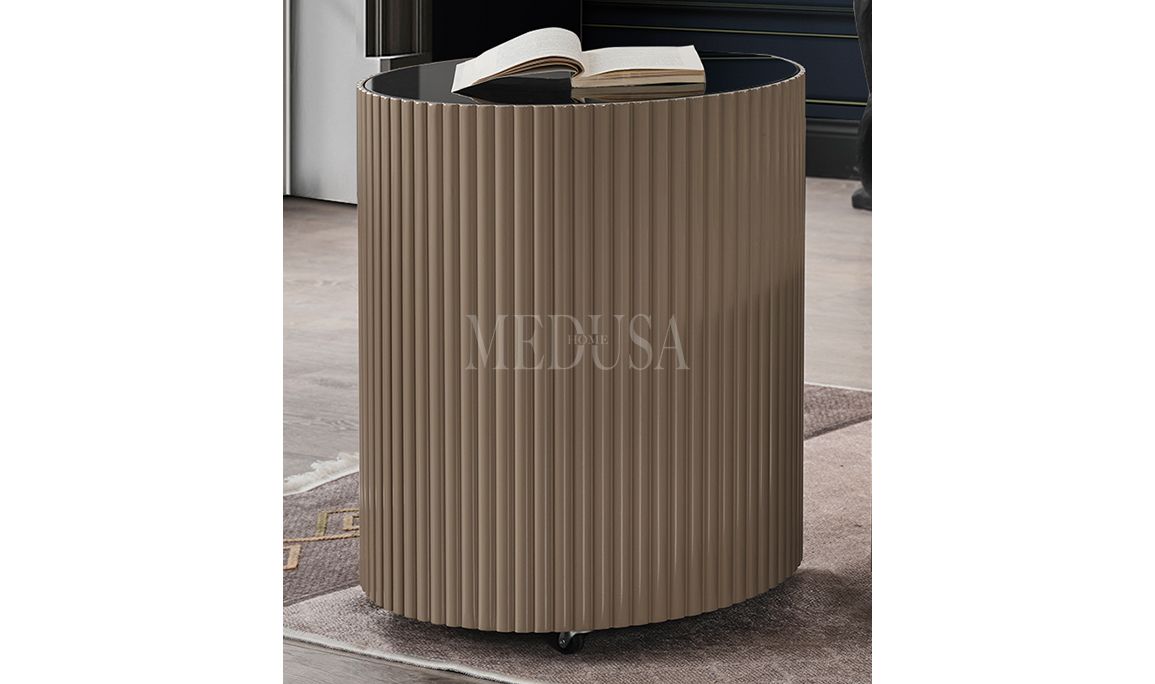 Medusa Home Mobilya - Guard Capuccino Gold Yan Sehpa