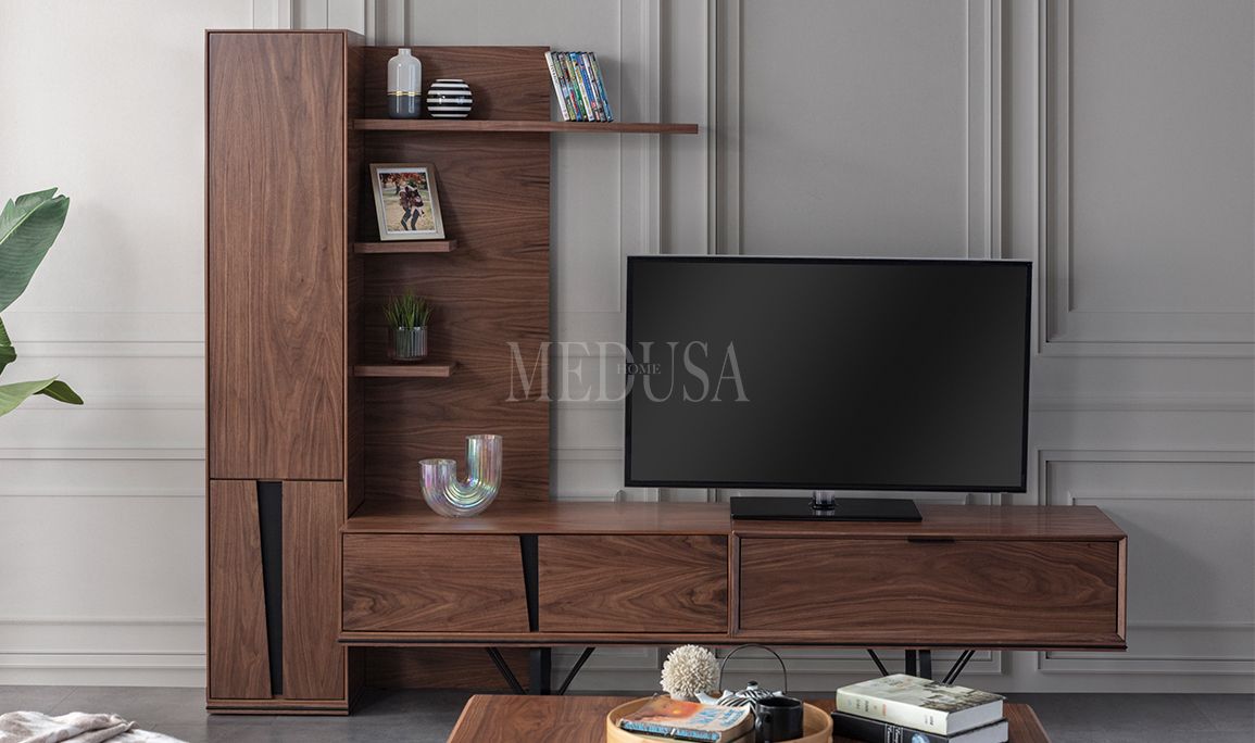 Medusa Home Mobilya - Lavinya Ceviz Tv Ünitesi