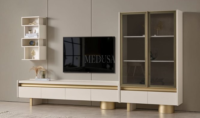 Medusa Home - Riox Tv Ünitesi + Vitrin (1)