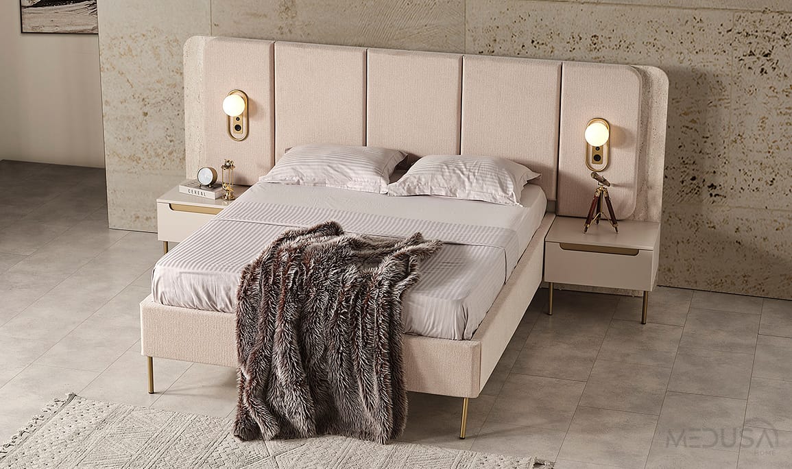 Medusa Home Mobilya - Zara Gold Karyola